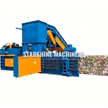 Cardboard Compactor Baler Baling Machine For Cardboard