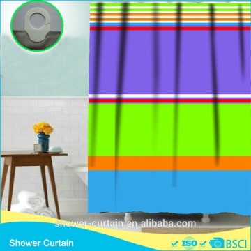 Fashion Shower Curtain Bright Color Purple Green Blue