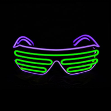 EL Wire LED Glow Glasses - New Year Party Neon Shades