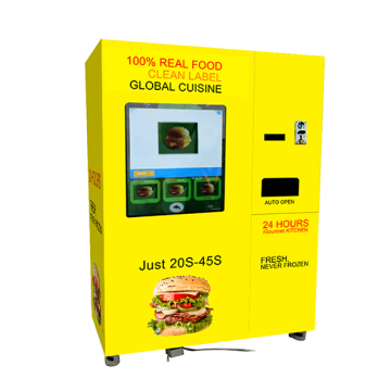 Hot Food burger Vending Machine Fully Automatic