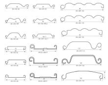 Steel shutter door roll forming machine