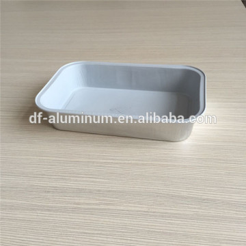 airline coated aluminum foil food container with lids