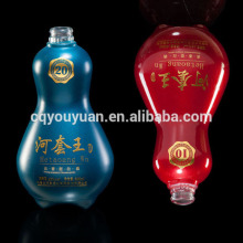 Antique 500ML Flint Glass Odd Shaped Bottles For Sale