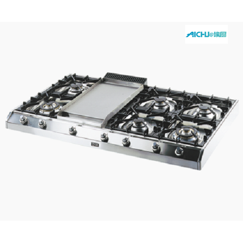 120cm de largura 7 queimadores Masterpiece Gas Cooktop