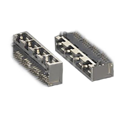 Jack Modular Masuk Sisi 10P8C RJ45 Terlindung