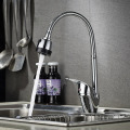 High standard flexible chromed kitchen shower faucet deck mounted kitchen sink mixer