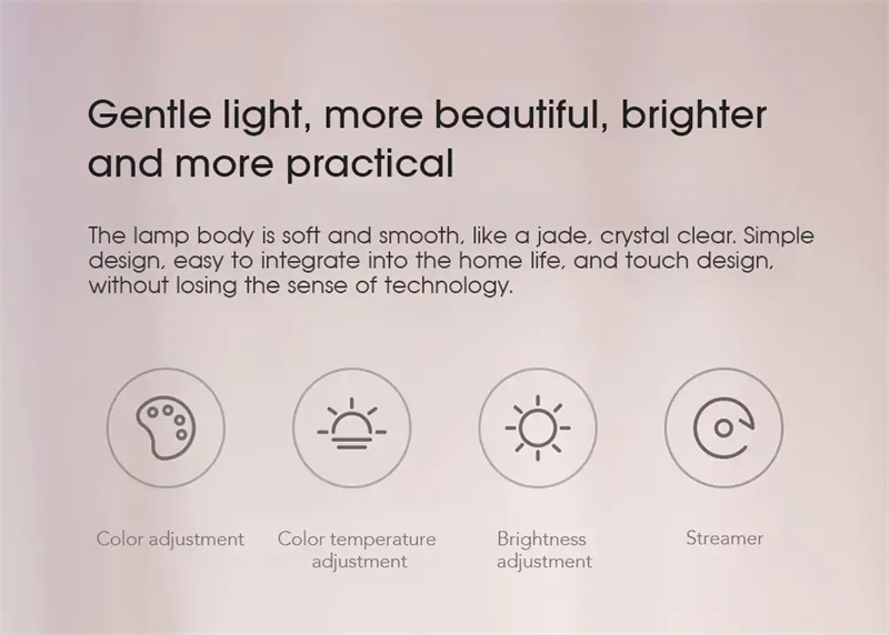 Xiaomi Bedside Lamp 2 Table LED Light Mi Home APP Wireless Control MIJIA Bedroom Desk Night Light
