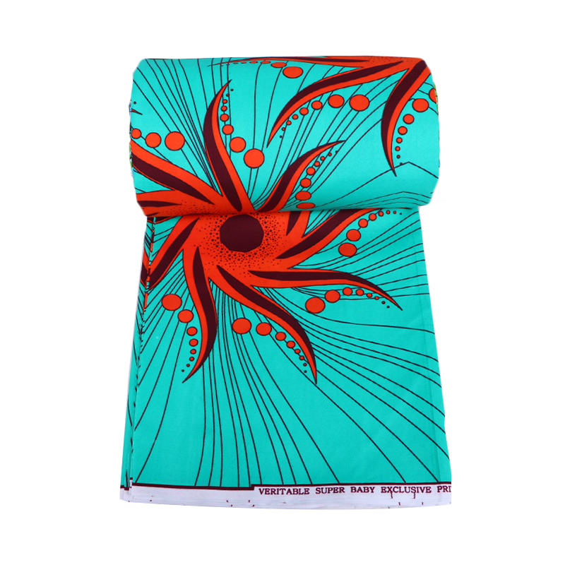 Afrikanisches Gewebe-Polyester-Wachs 2018 druckt Gewebe 2018 African Fabric Polyester Wax Prints Fabric