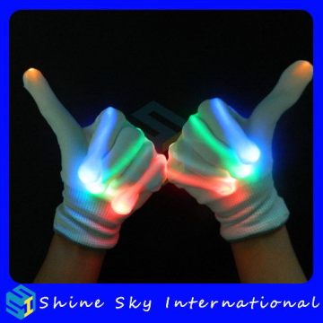 Popular Useful Instrument Music Led Flashing Gloves