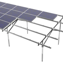 Customized 5KW to 30KW Aluminum Ground Mount Solar Racking Systems