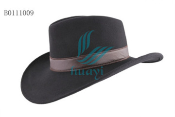 leather sweatbands felt hillbilly cowboy hats