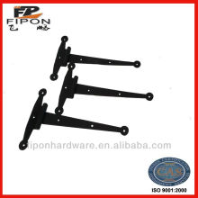 Pintle hinge/Shed Door Hinge/Black coated T hinge