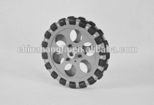 203.2mm double aluminum Omni directional wheel