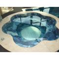 Outdoor Mosaic Glass Pool Tile Backsplash Bathroom Wall