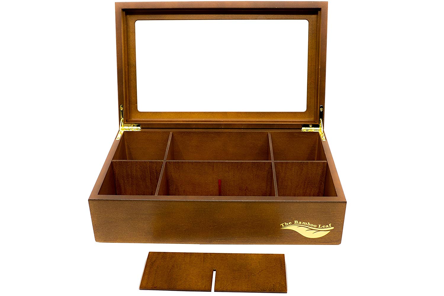 Custom Lacquered 8 Compartments Chinese Gift Wooden Tea Box Packaging