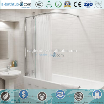 2016 corner tub shower screen combo for bathroom