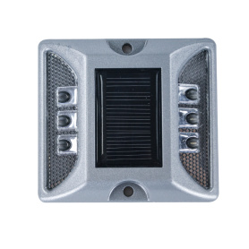 high visible reflective aluminum solar led road stud