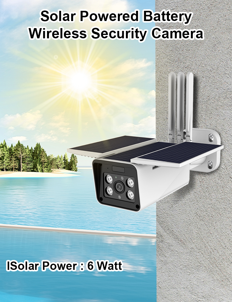 Solar Battery Bullet Camera 16