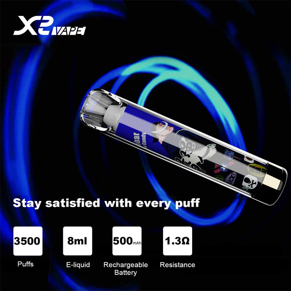 H5 Yooz Disposable Pod 8ml 500 Oli 3500 Puffs Rechargeable Wholesale E Cigarette