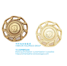 Retro metal flower buttons the elegant embellishment of sweaters and coats