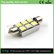42mm 5050 6-smd 12V Festoon Dome Light LED Bulbs
