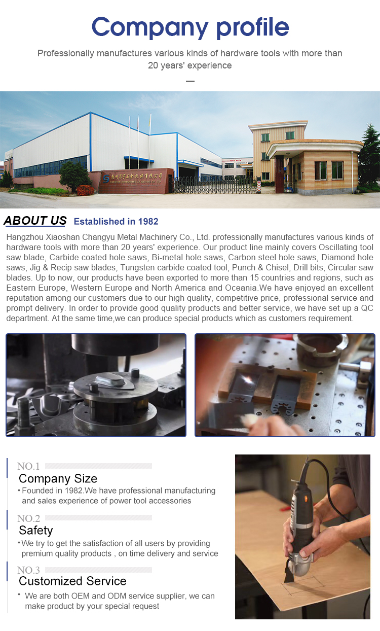 32mm Universal fit Quick Release Oscillating Multi Tool Accessory BIM Saw Blade for wood and metal