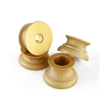 Professional Brazed Diamond Hand Polishing Profile Wheel for Precise Marble Corner Trimming and Finishing