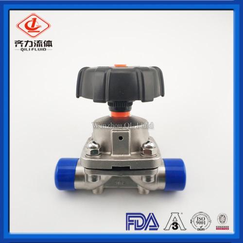 Plastik mengendalikan Clamp Diaphragm Valve