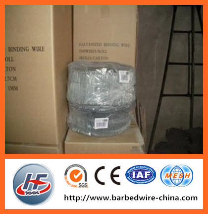 Plastic coated wire loop ties/single loop baling wire ties/double end loop tie wire