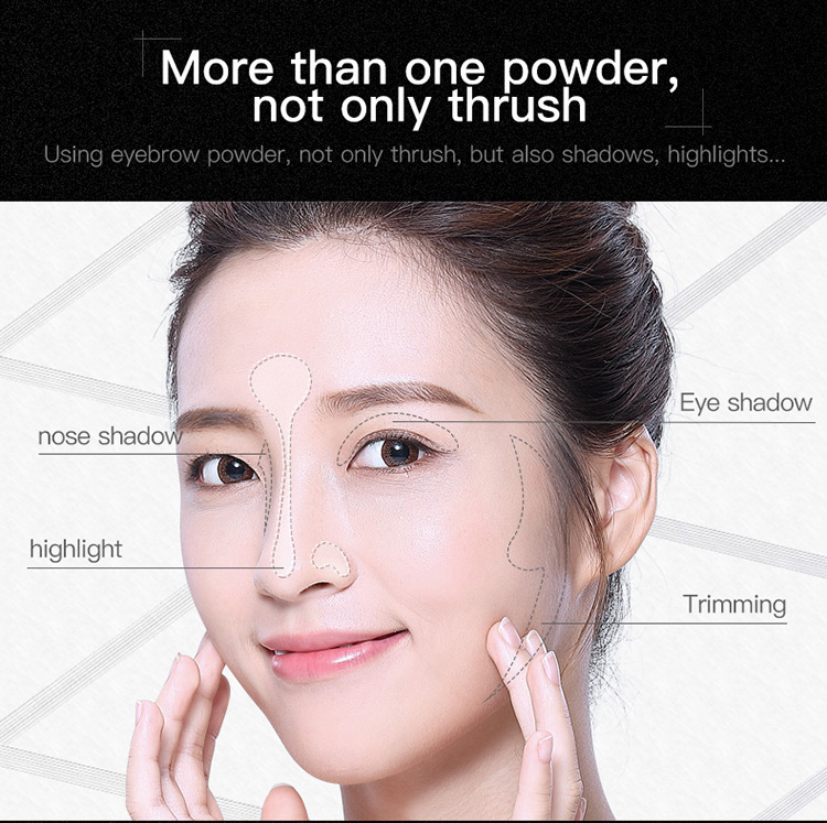 Brow makeup customized private label eyebrow powder palette your own eyebrow powder