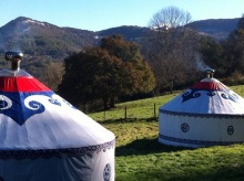 4-5 people Dome Mongolian yurt tent