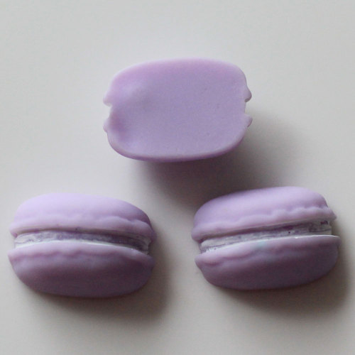 Venta al por mayor 100 Uds resina macarrón Flatback Cabochon miniatura Macaron pastel Kawaii pendientes llaveros manualidades DIY