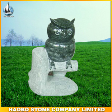 Natural Granite Stone Owls Sculptures