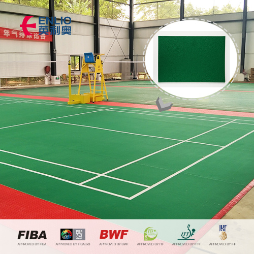 waterproof high rebound badminton mat pvc sport flooring