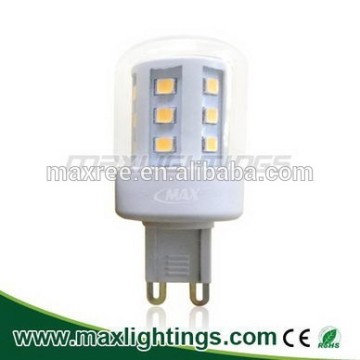 Low MOQ 2835SMD led lights G9 LED lighting bulbs 3W, home decoration led lighting bulbs