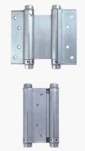 Double action spring hinge