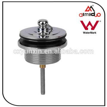 BRASS BASIN WASTE WITH METAL PLUG