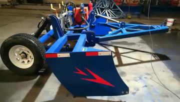 1.5m laser guided land leveler for tractor