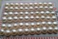 10.5-11MM tinggi Lampu Button air tawar manik Pearl Real