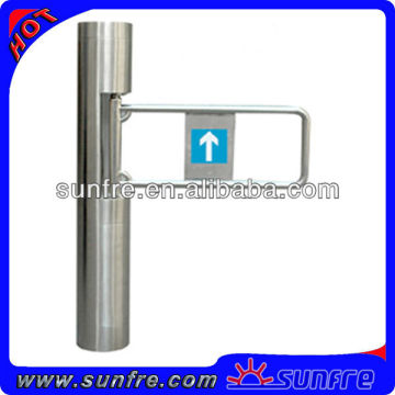 Cheap Single Round Pole Swing Barrier Gate