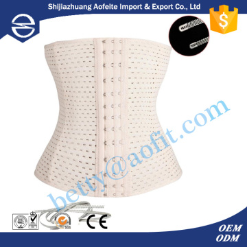 Aofeite Hot Sale Accept Paypal Nude Corset Waist Trainers