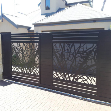 Decorative Metal Fencing And Gate