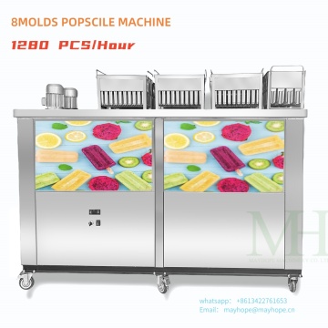 Industrial Ice Pop Production Line & Ice Cream Lolly Stick Making Machine