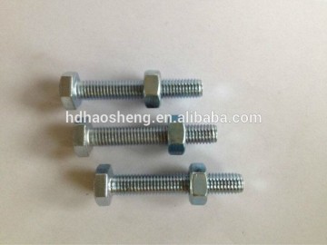 bolts and nuts DIN hex bolts M8 ZP ( OEM ISO9001-2008)