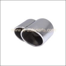 PORSCHE CAYNNE TWIN OVAL SLASH CUT EXHAUST TAILPIPES TIPS LEFT HAND