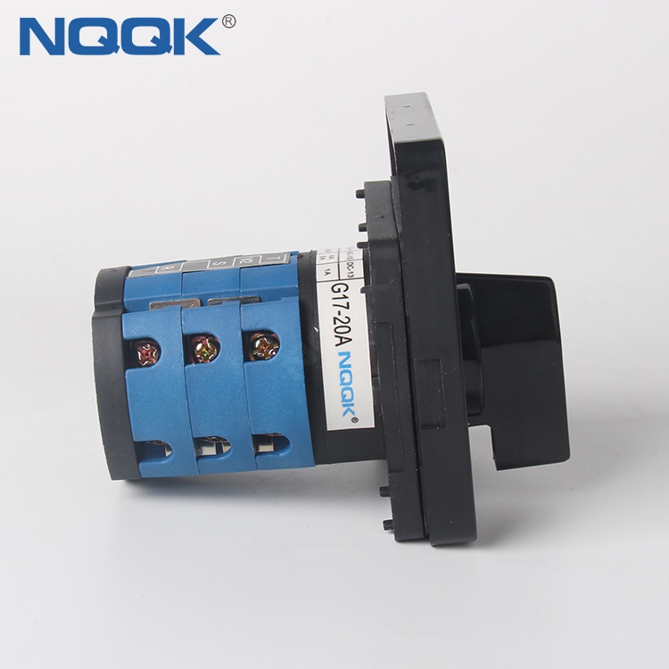 G17-20A 20A 3 phase 4 wire voltmeter 240vac universal Changeover Rotary Cam Switch