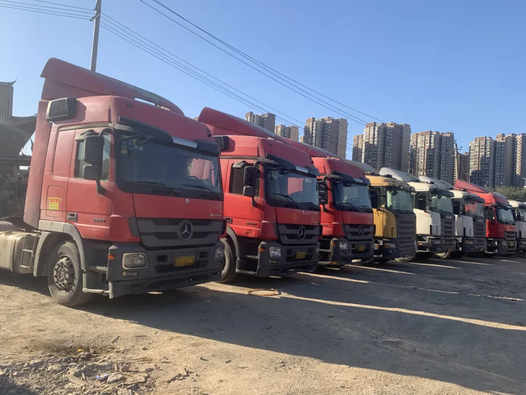 Euro 4 Used Mercedes-Benz Actros 2644 6X2r Tailer Head Tractor Trucks for Sale