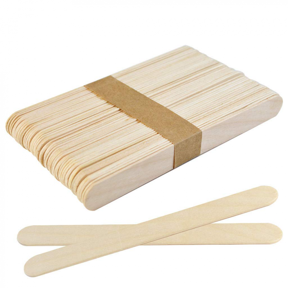 Body Face Hair Removal Wooden Wax Applicator Stick