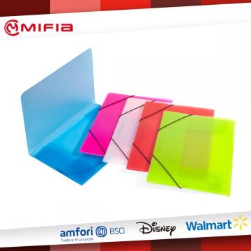 Translucent PP Elastic Map Elastic Folder