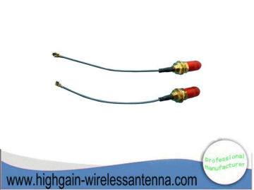 1.13 Coaxial Rf Cable Assembly , Jumper Cable , Pigtail, Telecom Aerial Cables